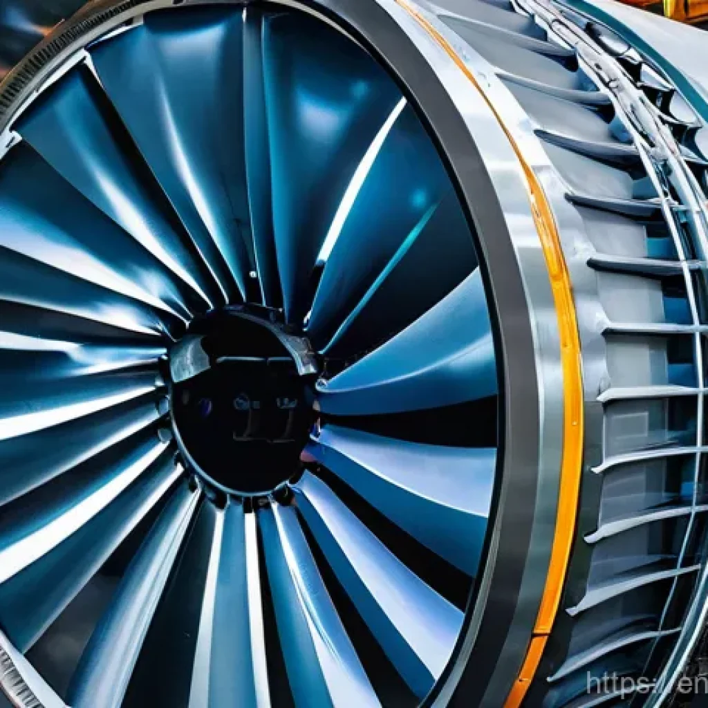 금속재료와 에너지 기술 접목 - **Prompt 1: The Heart of a Wind Turbine's Generator**
    "A highly detailed, close-up interior view...