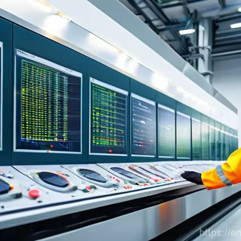 금속재료와 환경규제 - **Prompt:** A vibrant, futuristic metal manufacturing facility buzzing with activity. The factory fl...