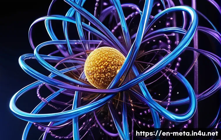 금속조직학 기본 이론 - **Microscopic Dance of Atoms and Electrons:**
    "A highly detailed and vibrant scientific illustra...