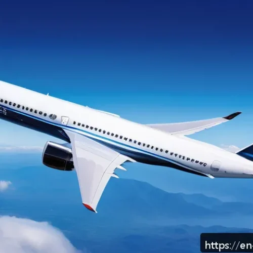 금속재료산업 전망 - A futuristic aerospace manufacturing scene showcasing a cutting-edge aircraft wing panel embedded wi...